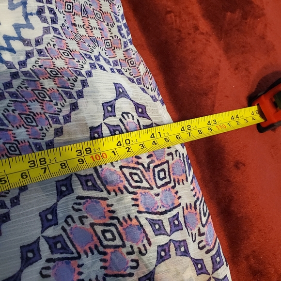 SOLD Express Boho Maxi Skirt Tapestry Print Purple S - Picture 14 of 16